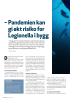 - Pandemien kan gi økt risiko for Legionella i bygg