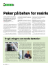 Peker på behov for resirkulering
