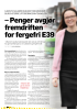 - Penger avgjør fremdriften for fergefri E39