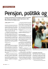 Pensjon, politikk og Palestina