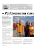 - Politikerne må vise at de satser på godstog