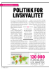 POLITIKK FOR LIVSKVALITET