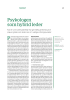 Psykologen som hybrid leder