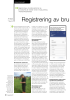 Registrering av bru nst på mobilen