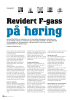 Revidert F-gass på høring
