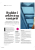 Ryddet i arkivet og vant pris