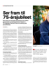 Ser fram til 75-årsjubileet