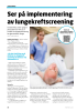 Ser på implementering av lungekreftscreening