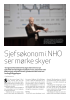 Sjefsøkonom i NHO ser mørke skyer