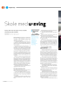 Skole med u-sving