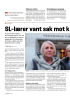 SL-lærer vant sak mot k ommunen