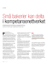 Små bakerier kan delta i kompetansenettverket