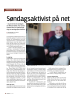 Søndagsaktivist på net tet