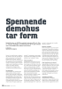 Spennende demohus tar form