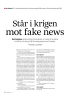 Står i krigen mot fake news