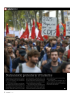 Statsansatte protesterer i Frankrike