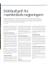 Statsbudsjett fra «samferdseIs-regjeringen»