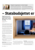 - Statsbudsjettet er et hån mot etaten
