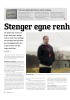 Stenger egne renholdere ute