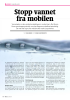 Stopp vannet fra mobilen