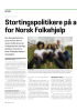 Stortingspolitikere på auksjon for Norsk Folkehjelp