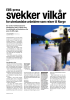 svekker vilkår