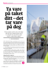 Ta vare på taket ditt -det tar vare på deg