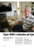 Taper 8000 i måneden på kjæ rligheten