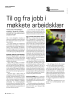 Til og fra jobb i møkkete arbeidsklær