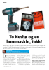 To Nesbø og en boremaskin, takk!