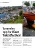 Tommelen opp for Risør Trebåtfestival