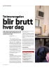 Totimersregelen blir brutt hver dag