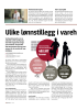 Ulike lønnstillegg i vareh andelen