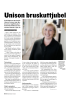 Unison bruskuttjubel