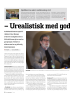- Urealistisk med god tidligpensjon