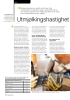 Utmjølkingshastighet kan vektes mer