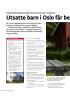 Utsatte barn i Oslo får be dre tilbud