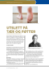UTSLETT PÅ TÆR OG FØTTER