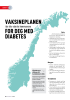 VAKSINEPLANEN i de tolv største kommunene FOR DEG MED DIABETES