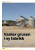 Vasker grusen i ny fabrikk