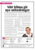 Vått klima gir nye utfordringer