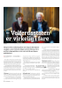- Velferdsstaten er virkelig i fare