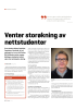 Venter storøkning av nettstudenter