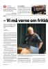 - Vi må verne om fritida vår