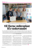 Vil fjerne mikroplast fra vaskevannet