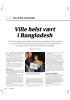 Ville helst vært i Bangladesh