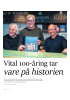 Vital 100-åring tar vare på historien