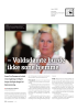 - Voldsdømte burde ikke sone hjemme