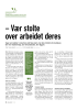 - Vær stolte over arbeidet deres