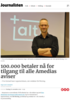 100.000 betaler nå for tilgang til alle Amedias aviser